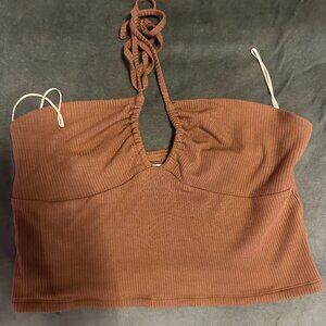 Aritzia Wilfred Merci Halter Top